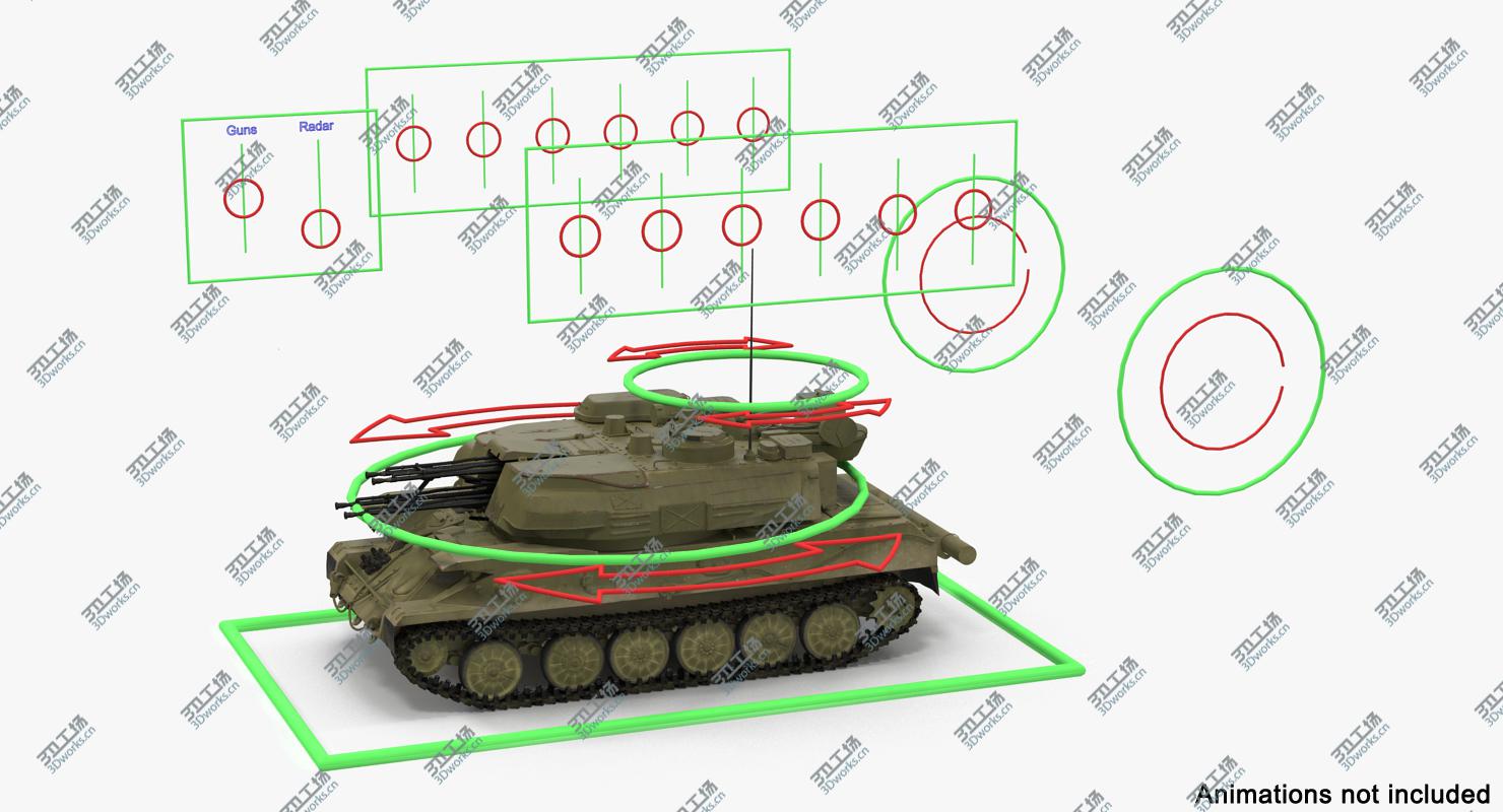 images/goods_img/2021040161/Anti Aircraft Tank ZSU 23 Shilka Rigged/5.jpg
